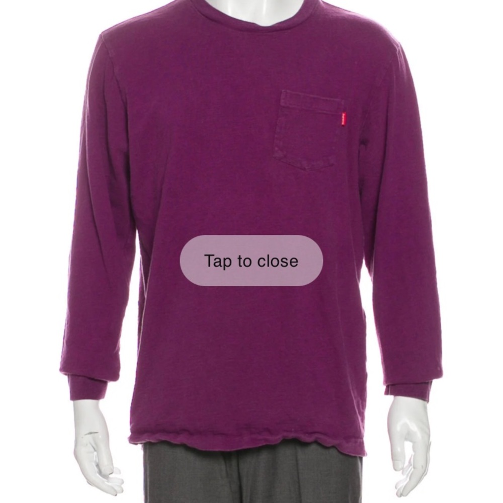 Supreme pocket logo shirt